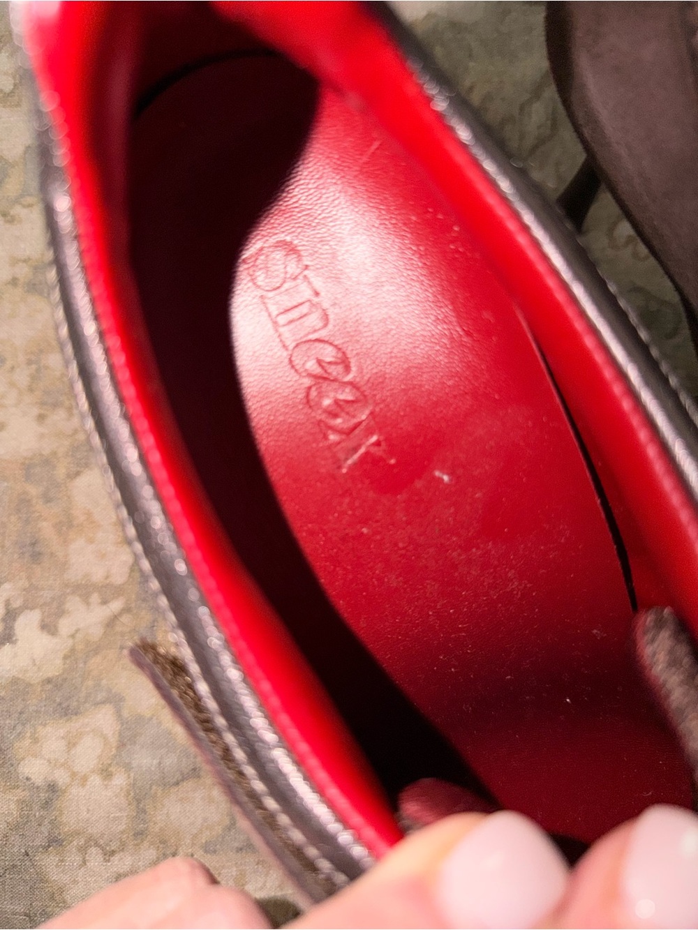 SNEEX THE BLAKE Hard to Find Brown w/Red HY-HEELS - Picture 3 of 7